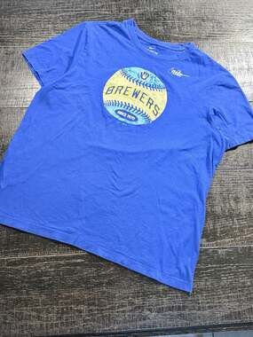 Nike Milwaukee Brewers Baseball Since 1970 Graphic T-Shirt